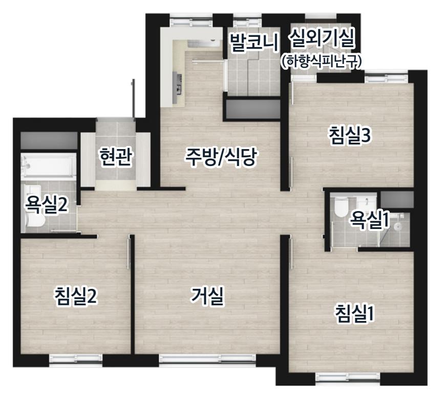 59㎡A 평면도